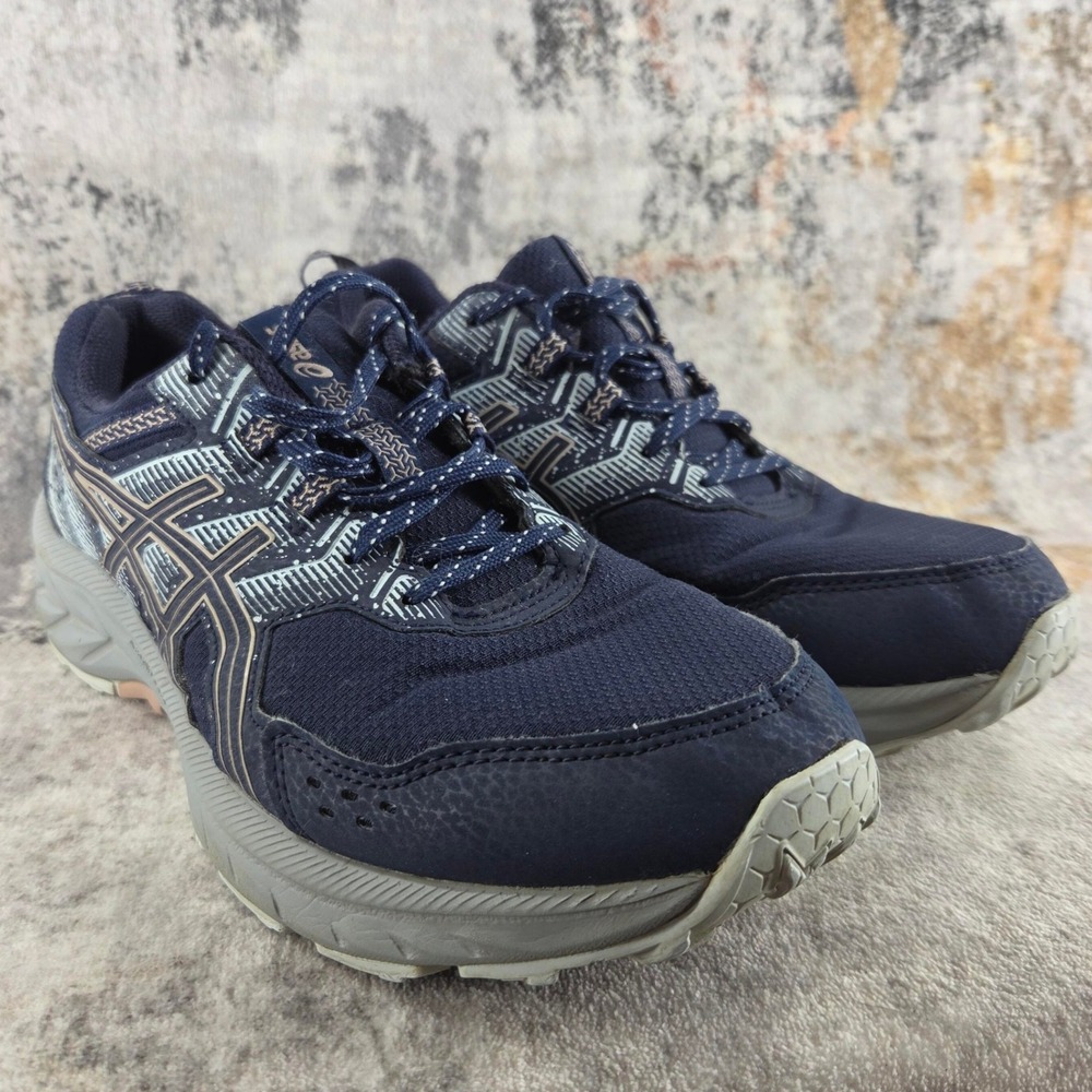 ASICS‎ GEL VENTURE 9 Womens 9 Blue Trail Running Shoes 1012B313 Hiking Outdoor